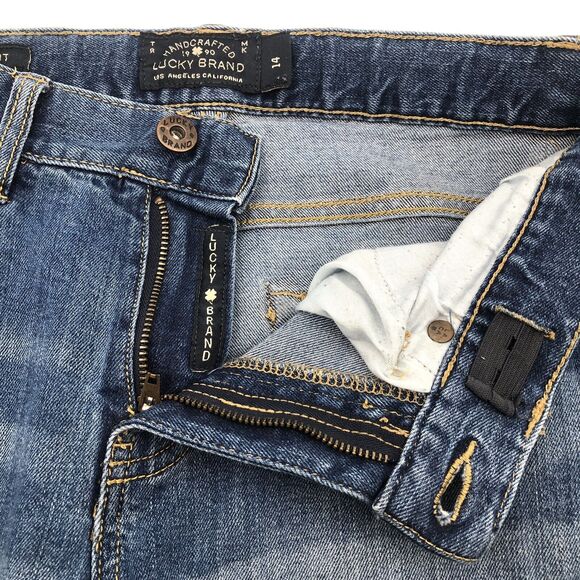 Lucky Brand Womens Straight Leg Mid Rise Jeans Size 14/27 Medium Wash - Picture 9 of 13